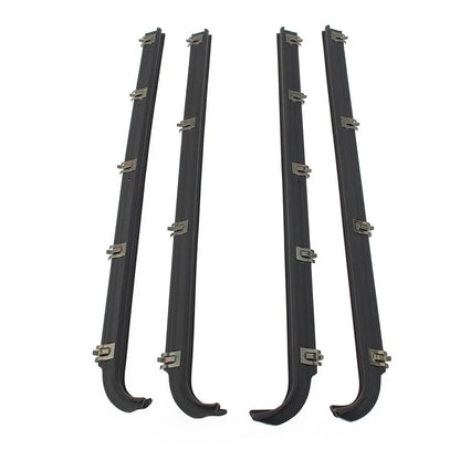 Set of 4 Outer Window Sweep Trim Seals for Ford Bronco F150 F250