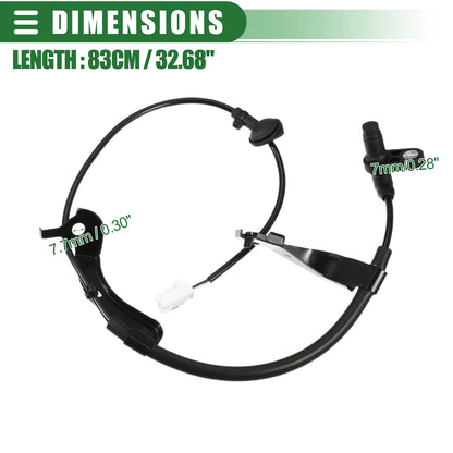 2X ABS Wheel Speed Sensor for Toyota Sienna (2011–2013) No. 8954508020/8954608020