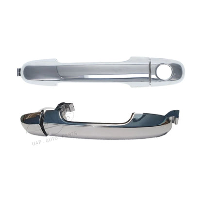 Set of 2 Chrome Outer Door Handles for Hyundai i20 (2009–2015)