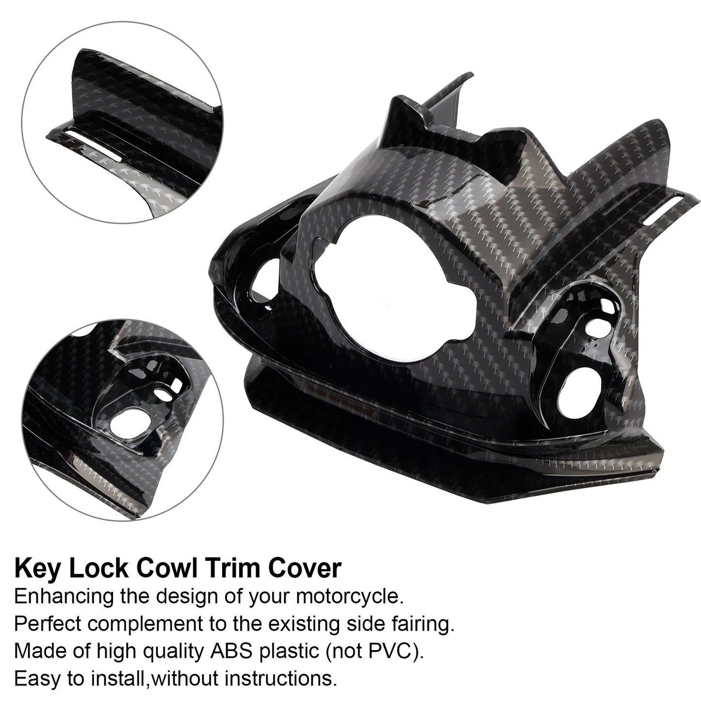 Key Lock Hood Cover for Honda CB/CBR650R (2019–2021)
