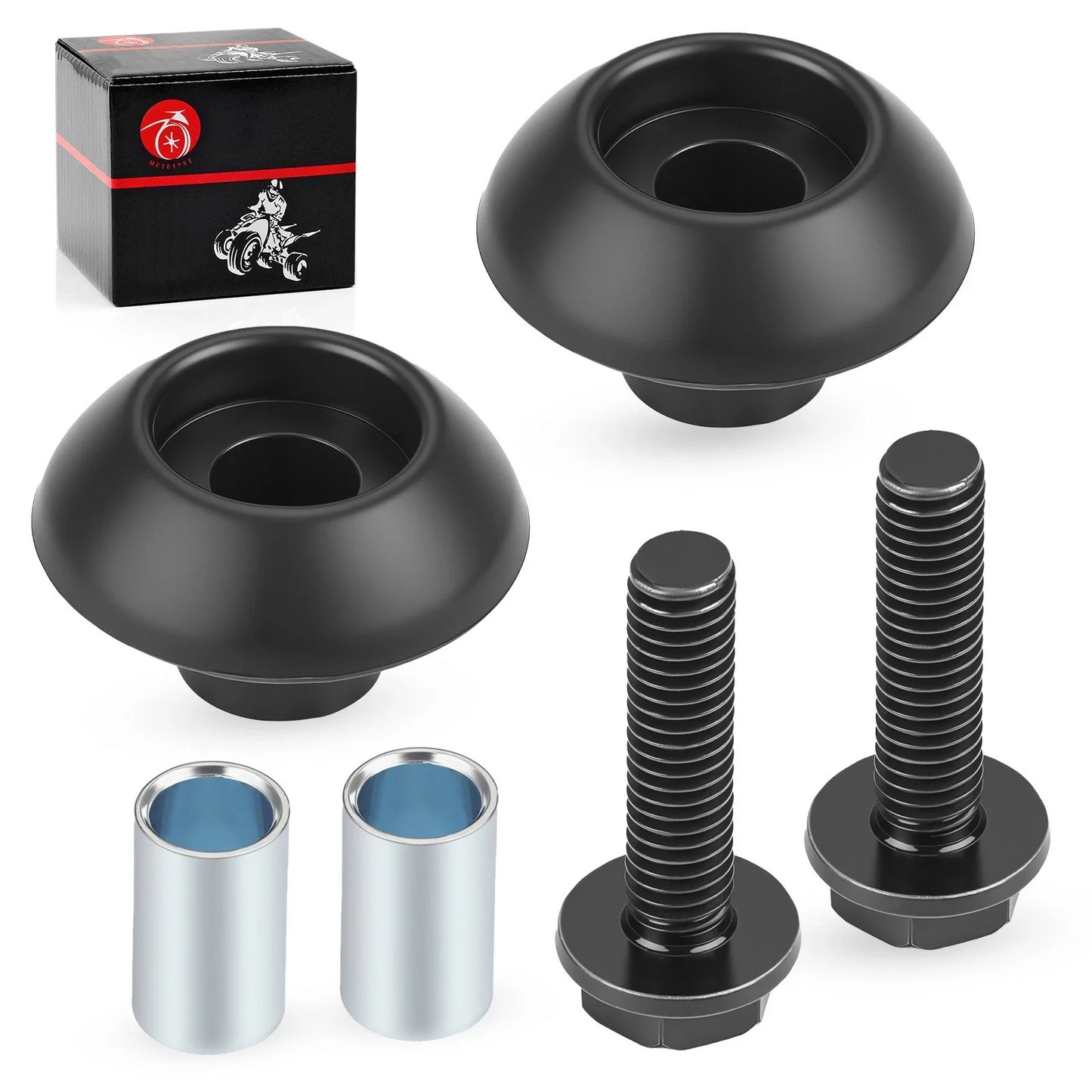 Handle Bar End Guard w/ Screw for Honda FourTrax Sportrax (1985–2006)