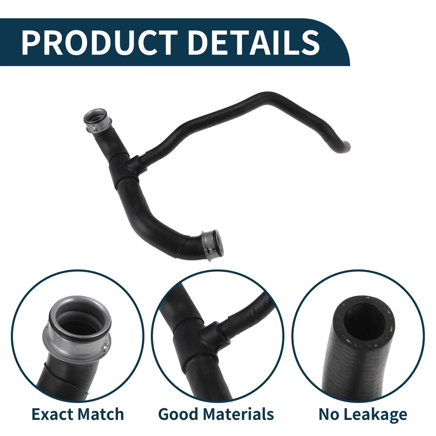 Radiator Hose for Mercedes-Benz S-Klasse S500 (2005–2013) No. 2215012791