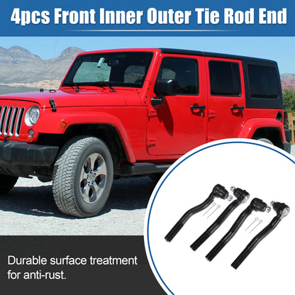 Set of 4 Tie Rod End Links for Jeep Grand Cherokee
