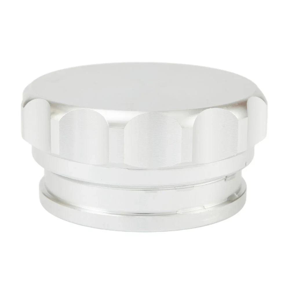2 x 50.8mm Aluminium Weld On Filler Neck And Cap Water Tank Sliver