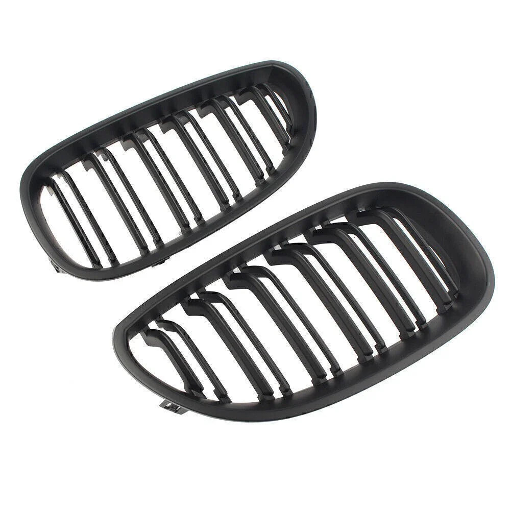 Matte Black Upper Bumper Grill Mesh Grille for BMW E60 E61 M5 2004-2009