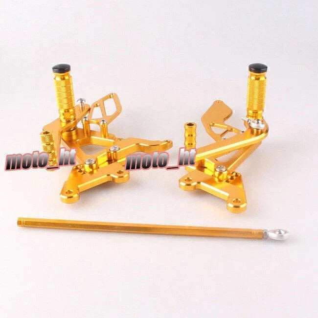 CNC Rearsets Footpegs for Yamaha YZF R6 (2003-2005) Black