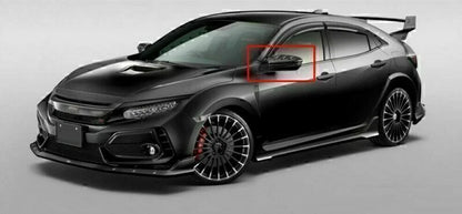 1 Pair Dry Carbon Mirror Covers for Mugen Honda Civic Type-R (2016-2021)