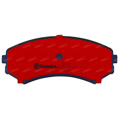 Set of 4 Brembo Front Disc Brake Pads for Mazda E2000 E2500 (1997–2006)