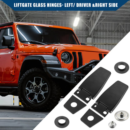 Set of 2 Rear Liftgate Glass Hinges for Jeep Wrangler (2011–2018) 5013722AA 5013722AB