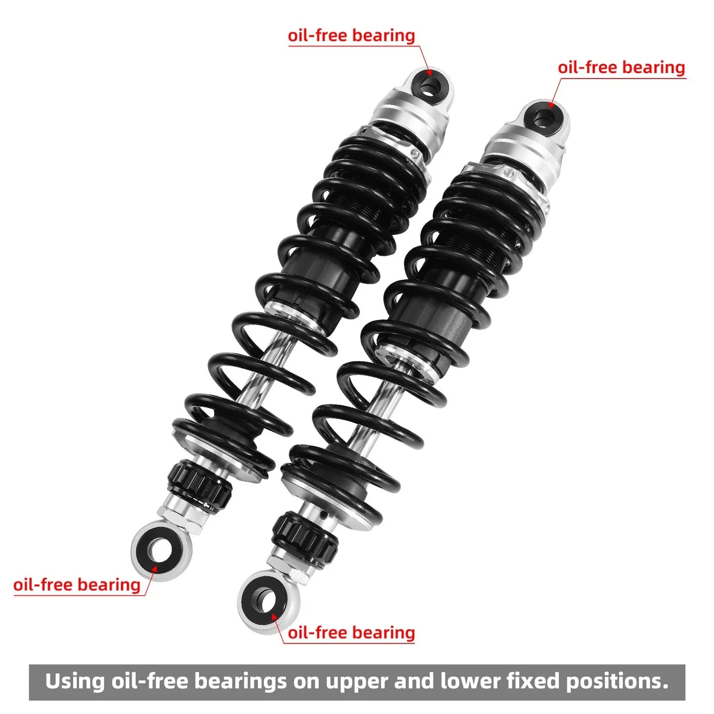 Remote Reservoir Rear Shocks for Harley CVO Street Glide (2023-2025)