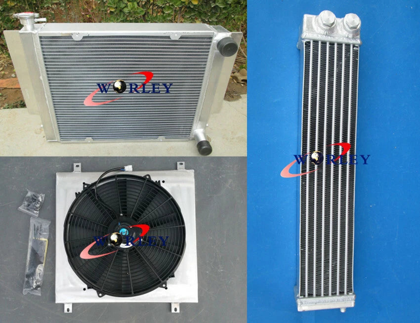 Radiator Shroud Fan & Oil Cooler for Mazda RX2 RX3 RX4 RX5 RX7 (1970–1985)