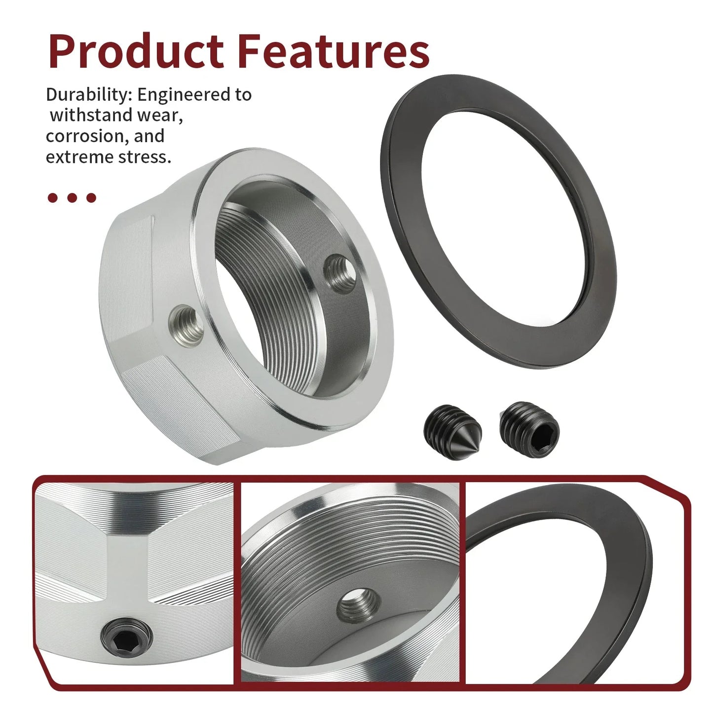 Rear Axle Lock Nut for Yamaha Raptor 700/R YFZ450 (2007–2020)
