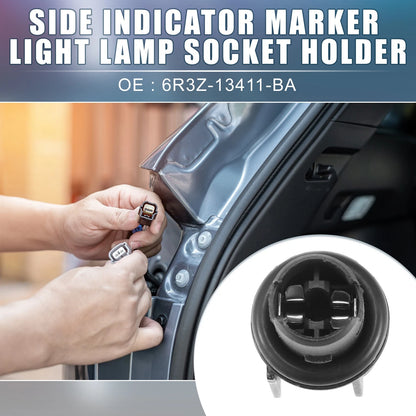 Side Indicator Light Socket Holder 6R3Z-13411-BA for Ford Mustang (2005–2021)