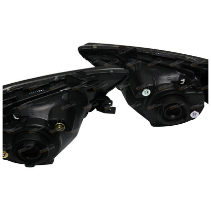 Clear Headlights Pair LH+RH Mitsubishi Triton MN Series (2009 - 2015)