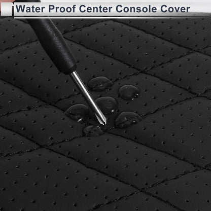 Center Console Cover with Storage Bag for BMW 7 Series (2016-2022) Black