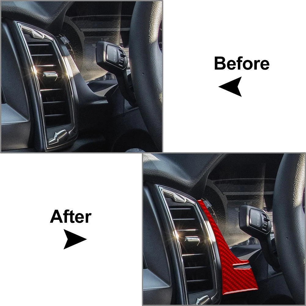 Carbon Fiber Speedometer Side Cover Trim for Ford Ranger Sport (2015–2022)