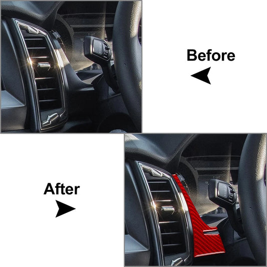 Carbon Fiber Speedometer Side Cover Trim for Ford Ranger Sport (2015–2022)