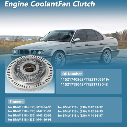 Engine Cooling Fan Clutch for BMW 318i (E30) (1984–1995) No. 11521740962