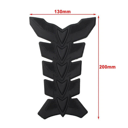 3D Fish Bone Decal Sticker Protector for Motorcycle Gas Fuel Oil Tank Red