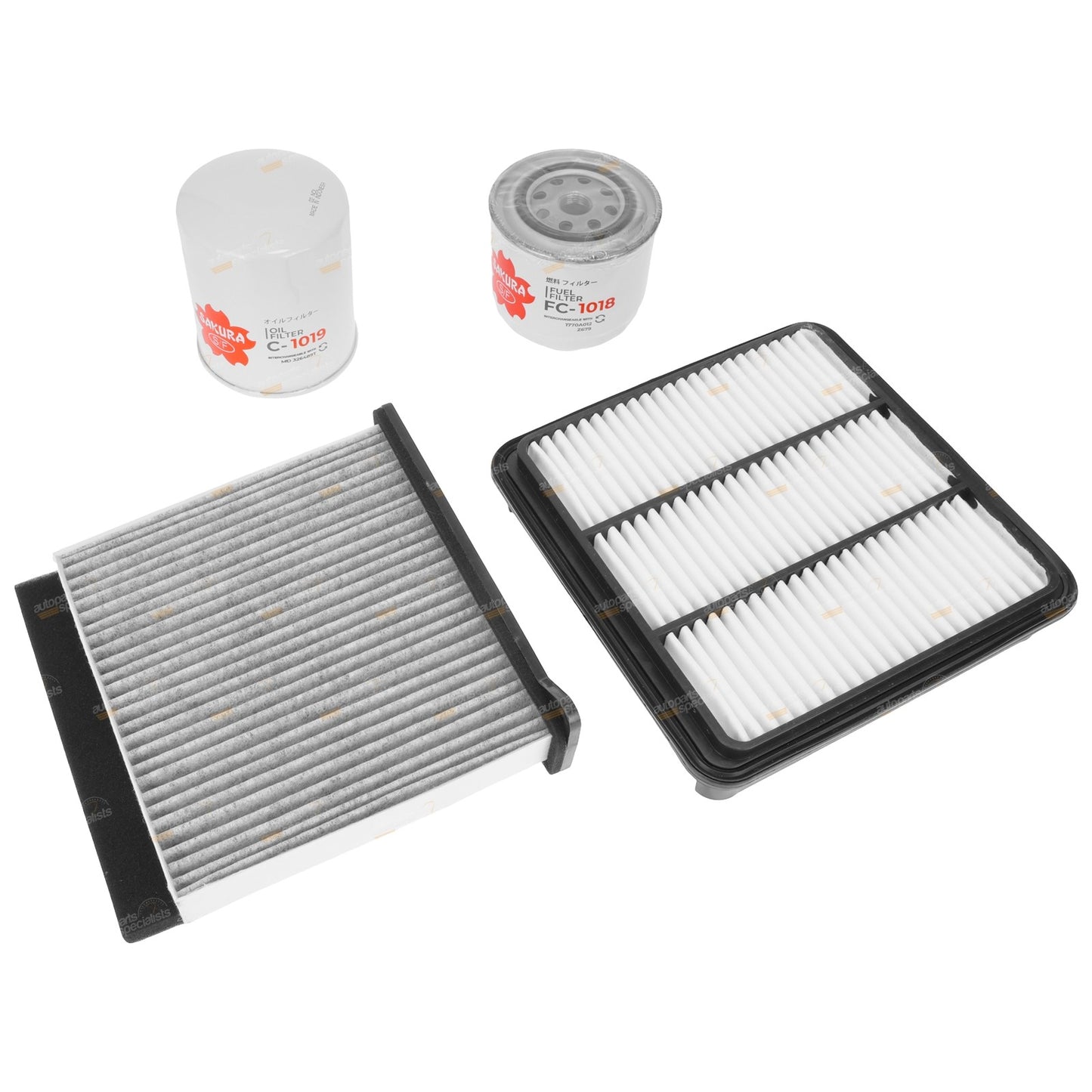 Oil Air Fuel Cabin Filter Kit for Mitsubishi Triton (2008–2016)