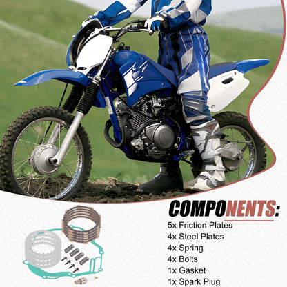 Clutch Kit for Yamaha TTR125 TTR125E TTR125L TTR125LE (2000–2023)