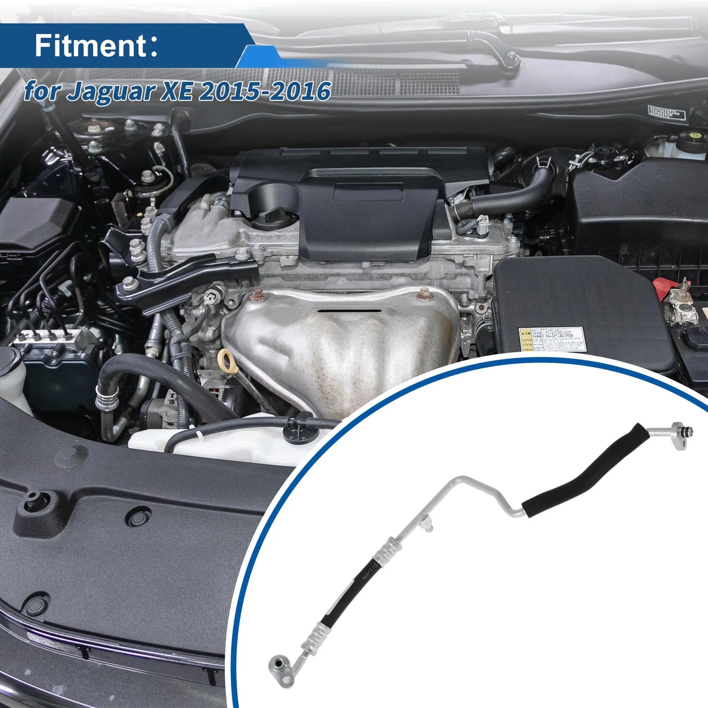 A/C Refrigerant Liquid Hose for Jaguar XE (2015–2016) No.T2H6667