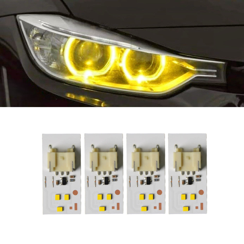 Yellow Angel Eyes LED Boards for BMW F30 F31 (2012–2019)