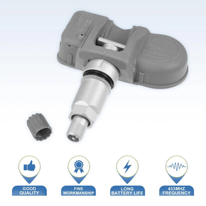 4 x Tire Pressure Sensors TPMS 433MHz for Mercedes-Benz W204 W205 (2010-2020)