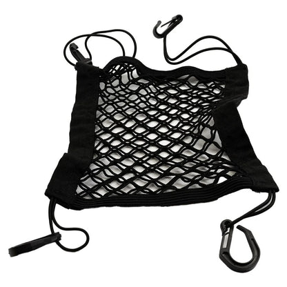 2 x Motorcycle Cargo Net Tool Accessory Car Hook Hold Bag Mesh Plastic Hooks