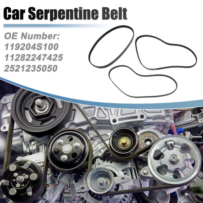 Set of 1 Serpentine Belt for Nissan Xterra SE (2000–2004) No. 119204S100/11282247425