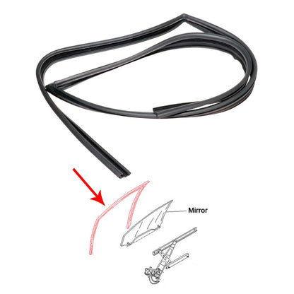 Rear Door Glass Run Channel for Toyota Corolla 4-Door (2000–2007)