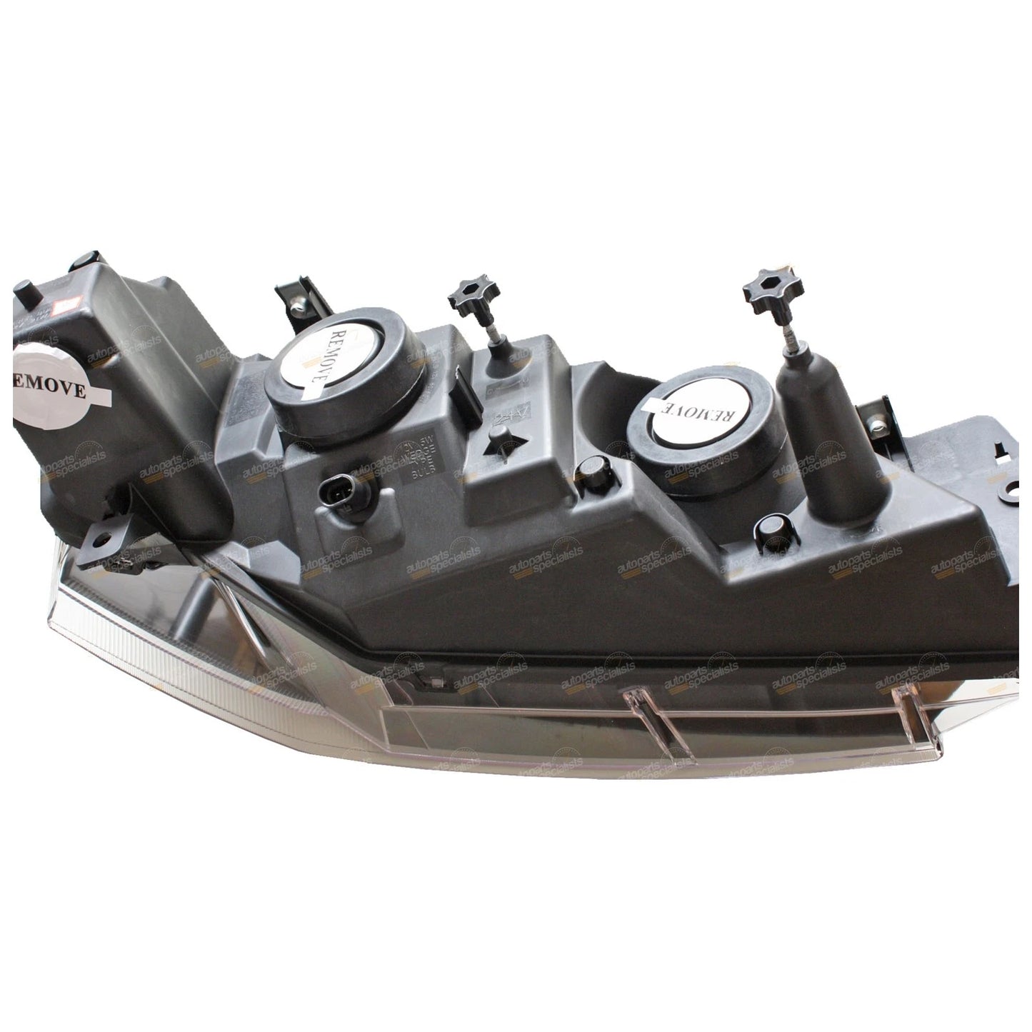 Set of 2 Black Headlights for Ford Territory (2004–2009)