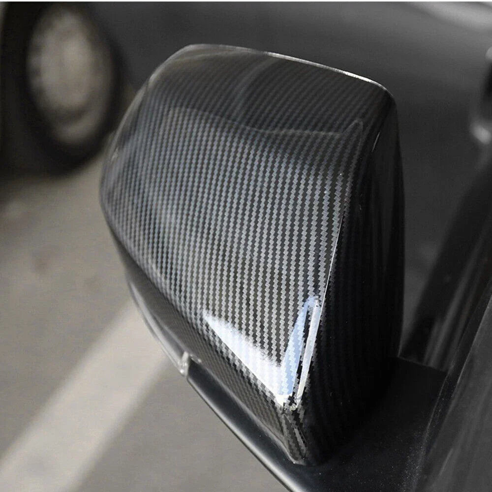 ABS Carbon Fiber Rearview Side Mirror Cover Trim for Cadillac CT4 (2020–2023)