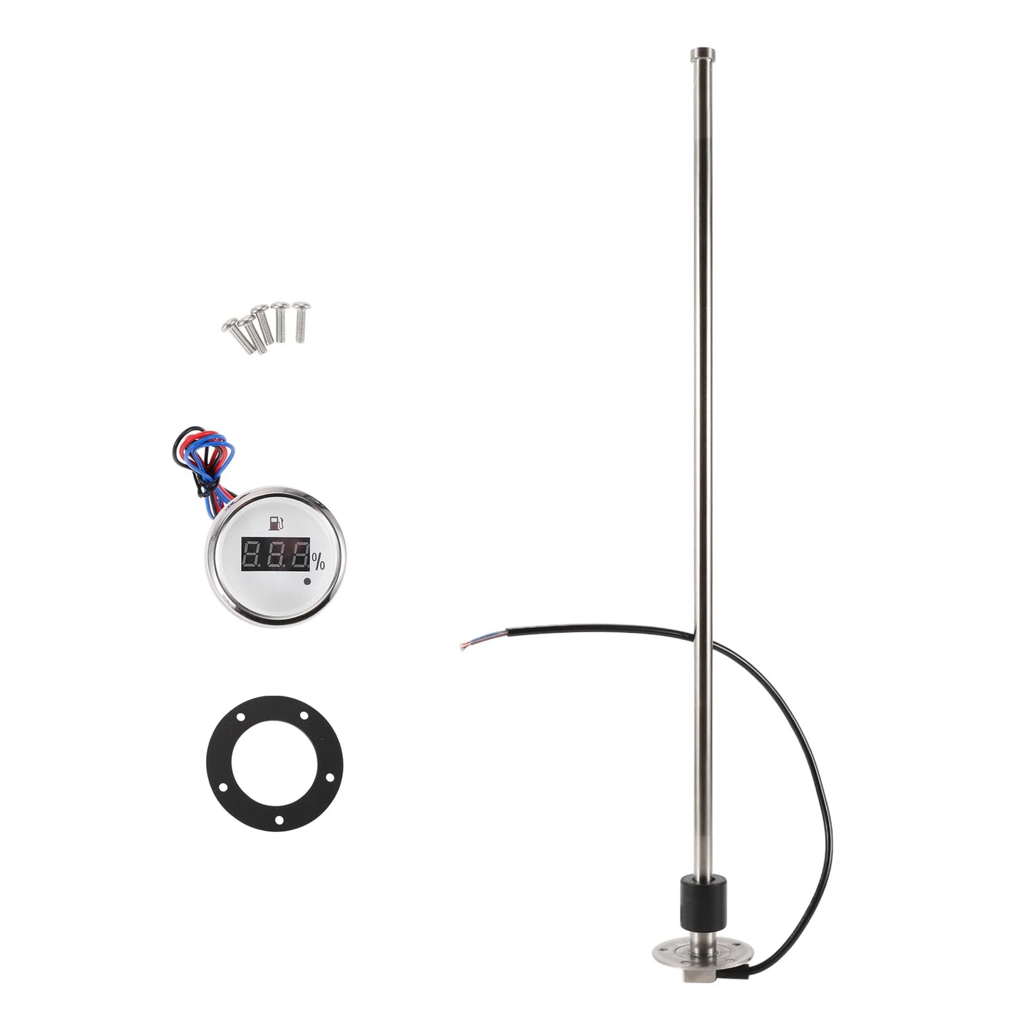 Fuel Sending Unit and Gauge Kit 0-190 Ohm for Boat Car Truck