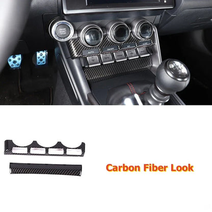 4x Interior Center Console Trim for Toyota GR86 Subaru BRZ (2022–2024)