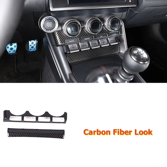 4x Interior Center Console Trim for Toyota GR86 Subaru BRZ (2022–2024)