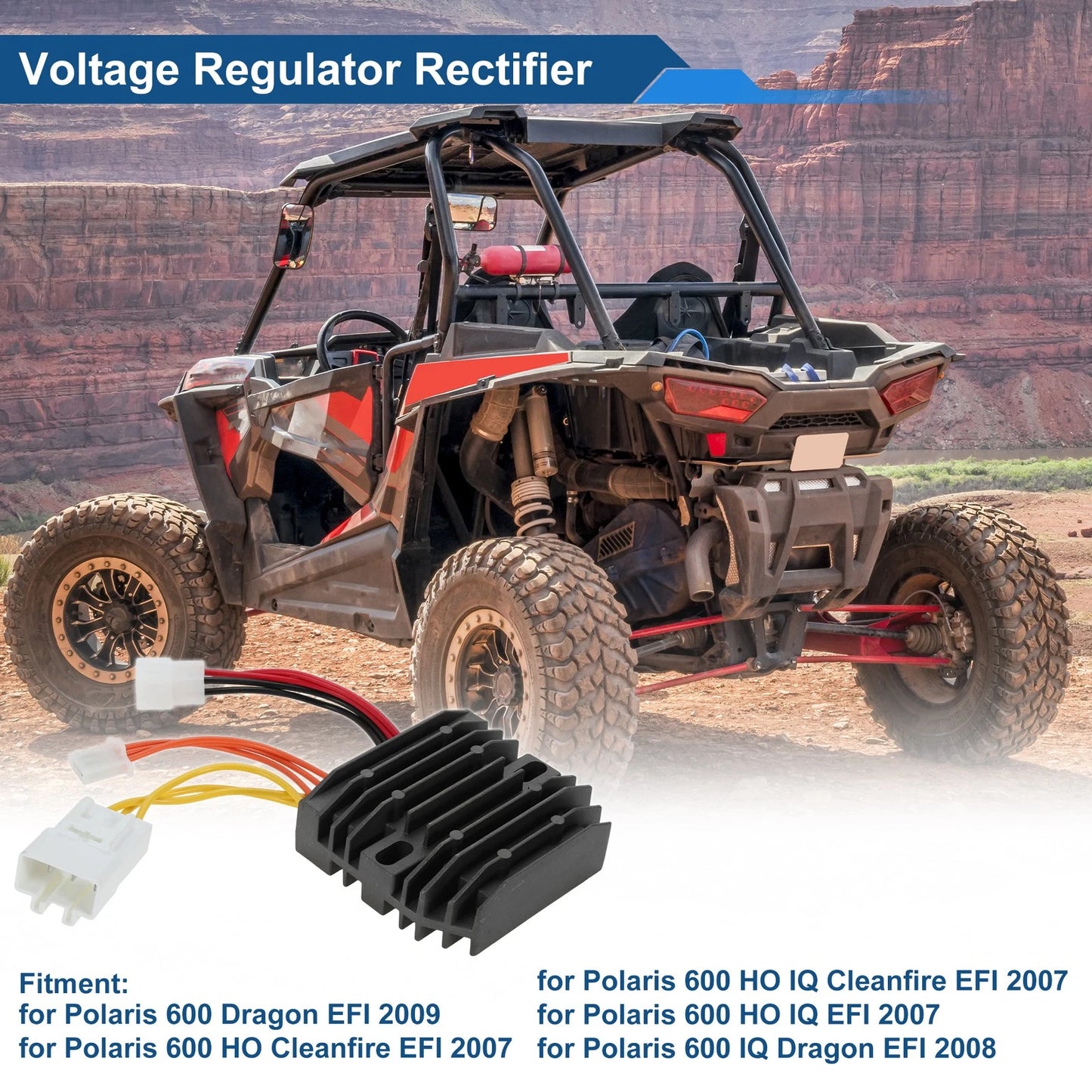 Voltage Regulator Rectifier for Polaris 600 Dragon EFI (2009) 4011731