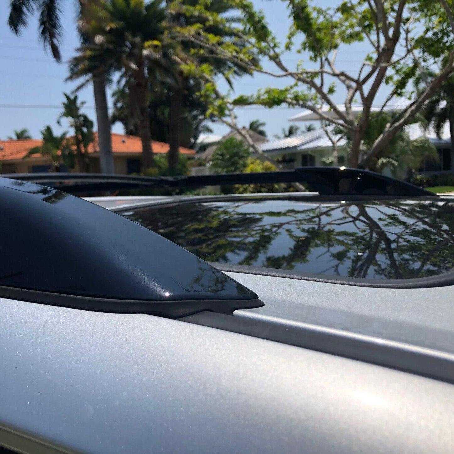 Roof Rack Bar Rail End Cover Shell Cap 4pcs for Toyota 4Runner (2003–2009)