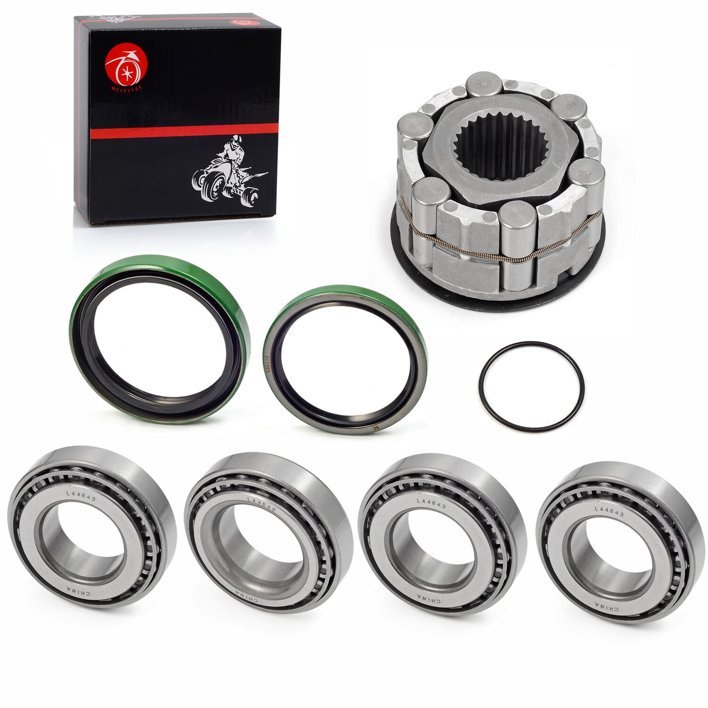 Front Wheel Hub & Bearing Seal for Polaris Sportsman 500 (1996–2008)