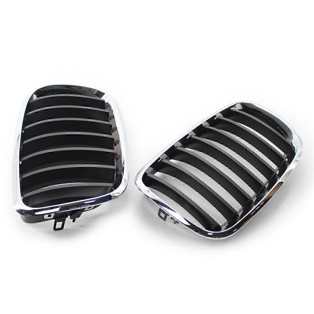 Chrome Grille for BMW X5 X6 E70 E71 (2008–2013)