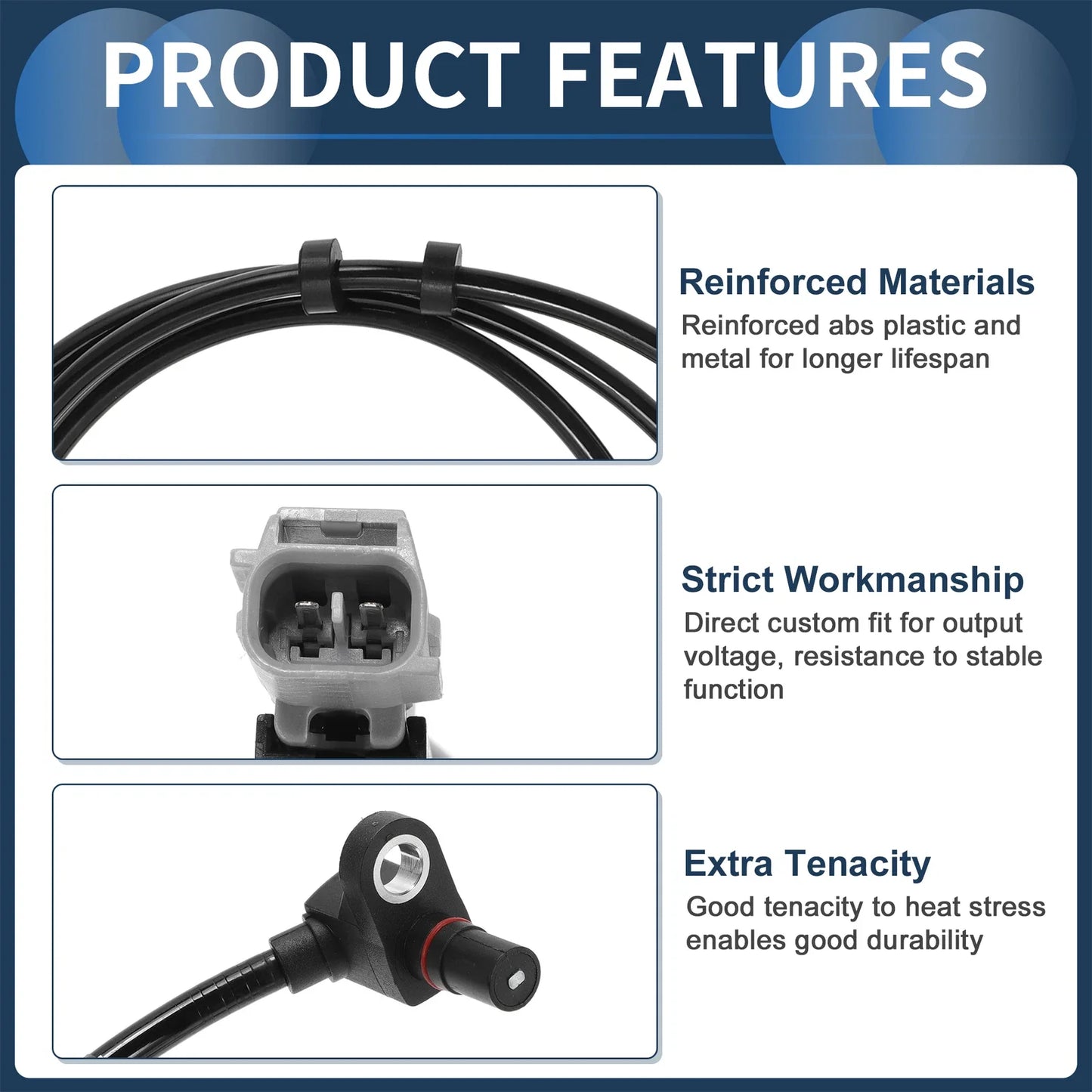 ABS Wheel Speed Sensor for Dodge Ram 1500 (2010-2018)