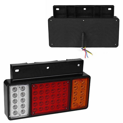 1 Pair 12V LED Rear Tail Lights for Isuzu Elf Truck (2000-2023)