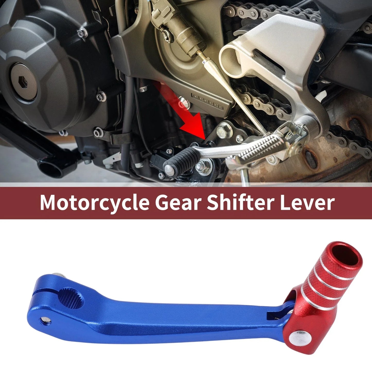 Shifter Lever for Honda CRF150F 2003-2017 - Blue, Red, Silver Tone
