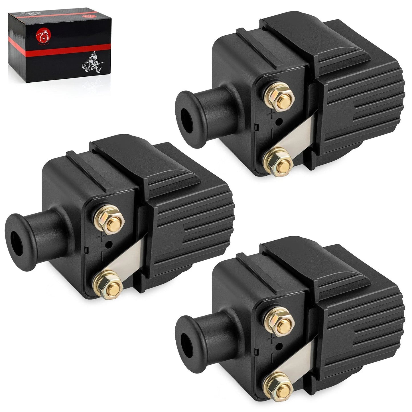 3Pcs Ignition Coils for Mercury & Mariner 100–200hp (1998–2016)
