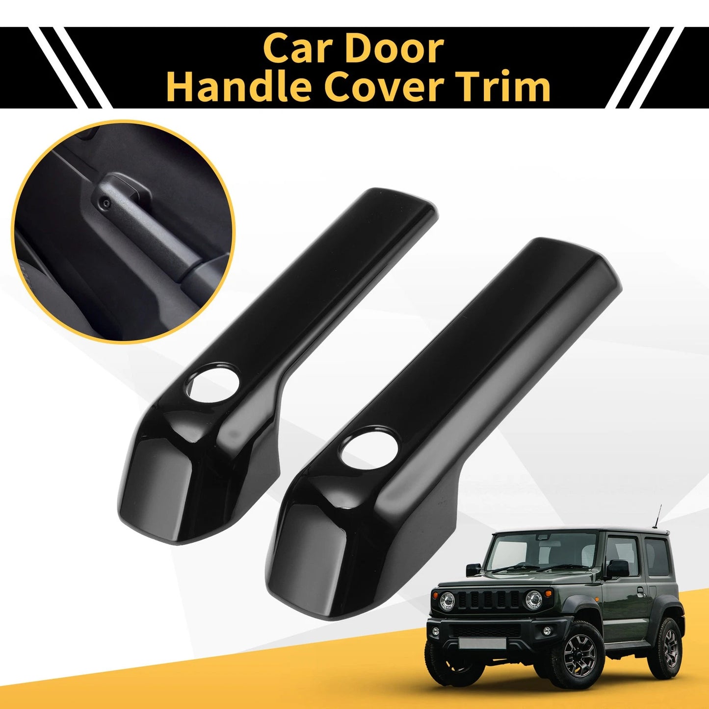 2X Car Door Bowl Handle Trim for Suzuki Jimny (2018–2023)