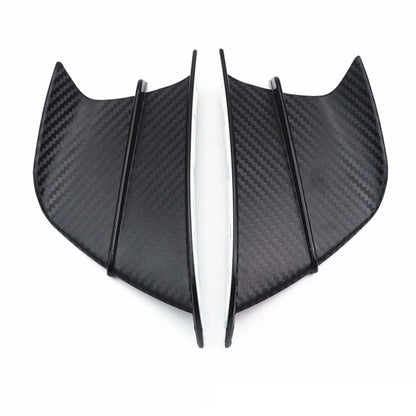 Carbon Fiber Side Winglets Air Deflector Wing Kit/Spoiler for Motorcycle