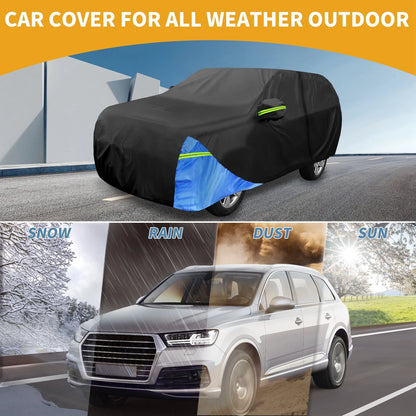 Waterproof Car Cover with Door Zipper for Chevrolet Tahoe