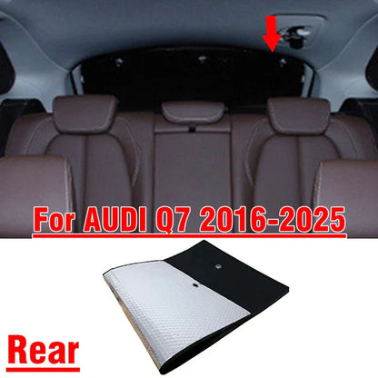 Rear Windshield Privacy Thick Interior Sunshade Cover for AUDI Q7 (2016–2025)
