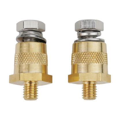 2 x M8 battery Pole Adapter Car Battery Terminals with Stainless Screws