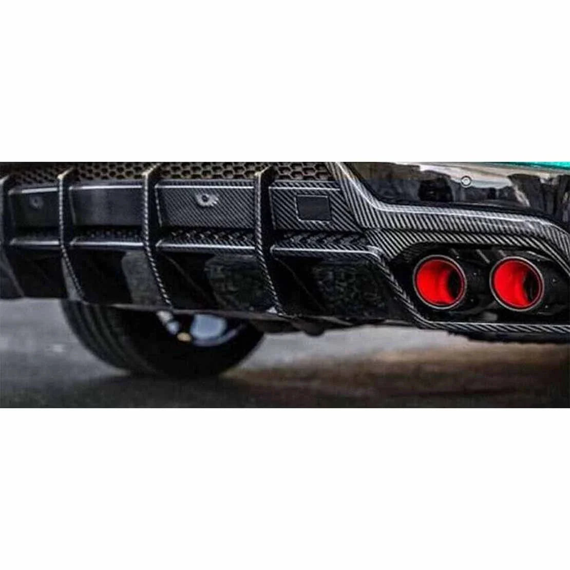 63mm Tail Pipe Tip for Car Exhaust - 2.5 Inlet, 3.5 Inch, Universal Fit